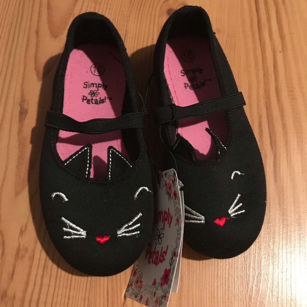 Kitty flats-little girls